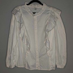 Victorian Recreation White Blouse